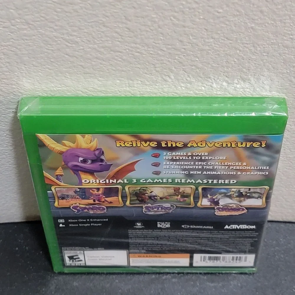 New Spyro Reignited Trilogy Microsoft Xbox One‎ Sealed